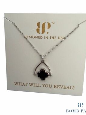 Bp bomb party shine like you mean it Necklace .925 sterling silver